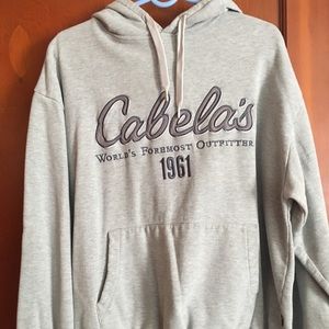 Grey Cabela’s Hoodie sweatshirt
